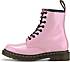 Dr. Martens, Lack-Boot 1460 W Ungefüttert in rosa, Boots für Damen 3