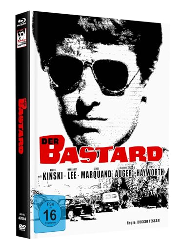 Der Bastard - Klaus Kinski - Mediabook - Cover H (inkl. 28 Seiten Booklet, Poster A4 gefaltet, beidseitig bedruckt, 3 PictureCards beidseitig bedruckt, 1 Untersetzer) [Blu-ray]