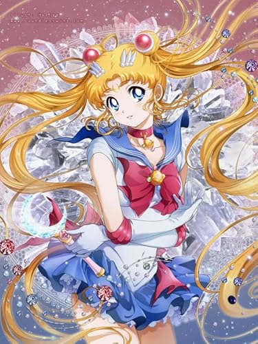 HfmQuisutron Jigsaw Puzzle 1000 Teile Animation Charakter Poster Tsukino Usagi Holzpuzzle Home Stressabbau Spiel Ty48Zw