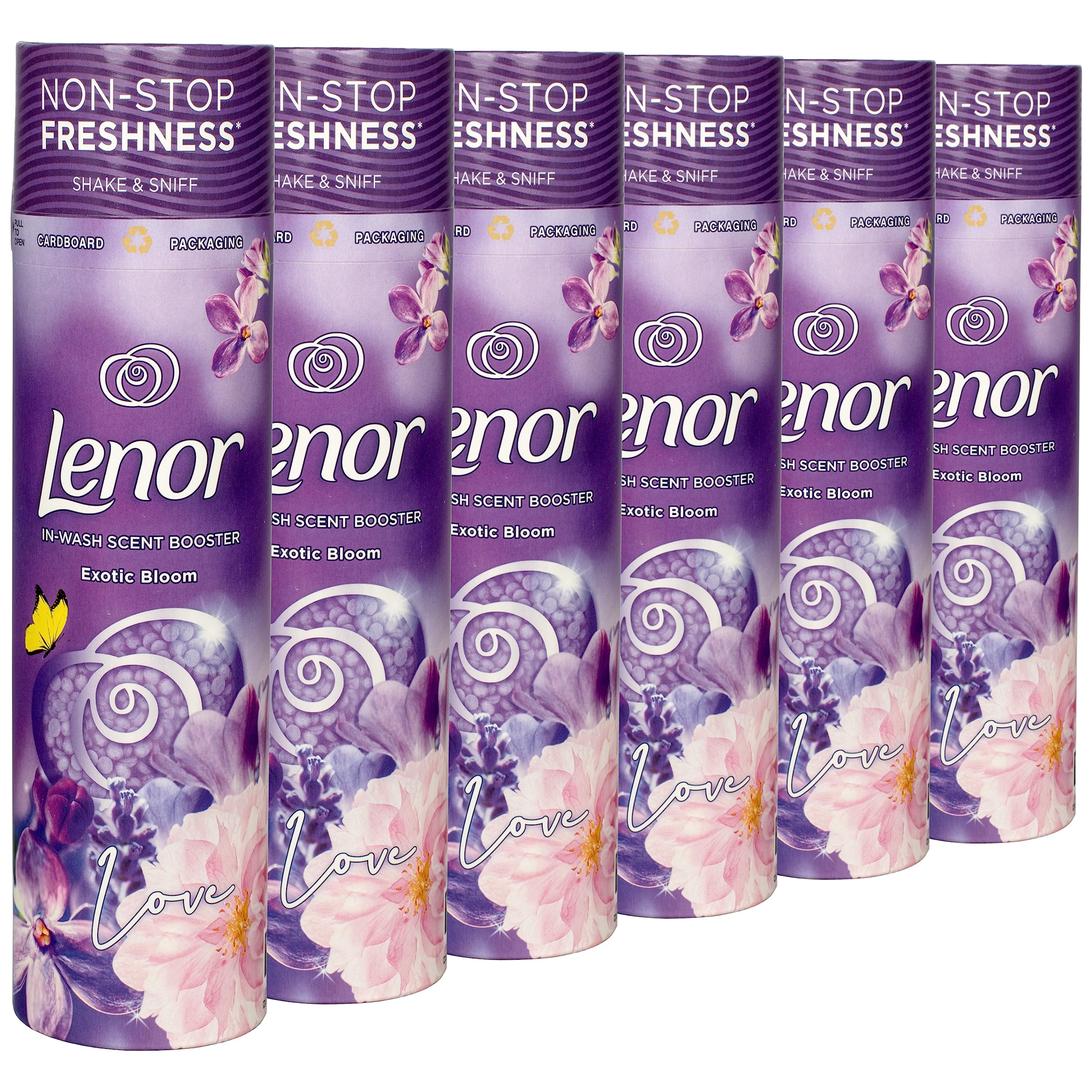 6x Lenor In-Wash Scent Booster Exotic Bloom Wäscheparfum 320g = 6 Stück pro Pack