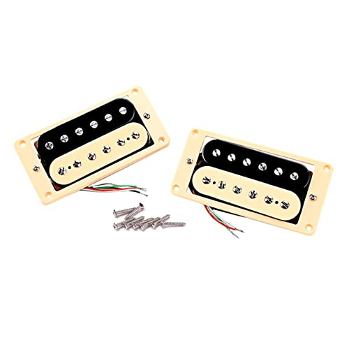 E-Gitarren-Humbucker-Tonabnehmer, Doppelspulen-Tonabnehmer, Steg- und Hals-Tonabnehmer, Set für E-Gitarre, Ersatzteile, Doppelspulen-Tonabnehmer