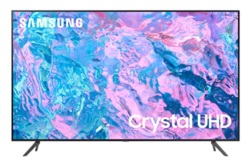 Samsung 43-Inch Class Crystal UHD CU7000 Series PurColor, Object Tracking Sound Lite, Q-Symphony, 4K Upscaling, HDR, Gaming H