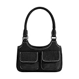 2023 Neue Unterarmtasche Canvas Umhängetaschen Einkaufstasche Handtasche Achseltasche Mit Mehreren Taschen Vielseitige Trendige Tasche