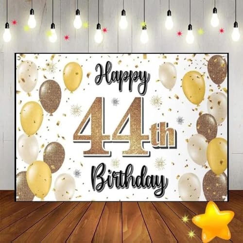 Alles Gute zum 42/43/44/45/50. Geburtstag Besondere Hintergrundfotografie Fee Fotoanruf Süße Hintergründe Ballon Foto Mann Dekoration König 240X180cm