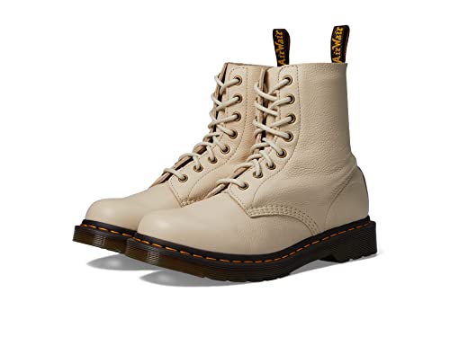 Dr. Martens Damen 1460 Pascal Amphibians, Parchment Beige Virginia, 36 EU