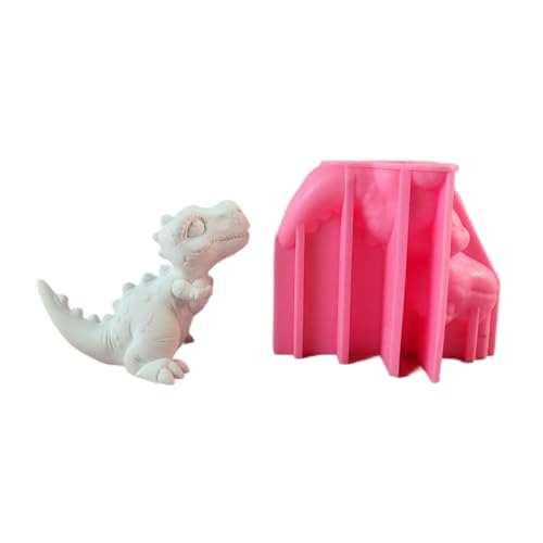 Meiliyizu Dinosaurier-Silikonform, Tiergussformen, Ornament, dekorative Pflaster, Backformen für Fondant-Dekorationen