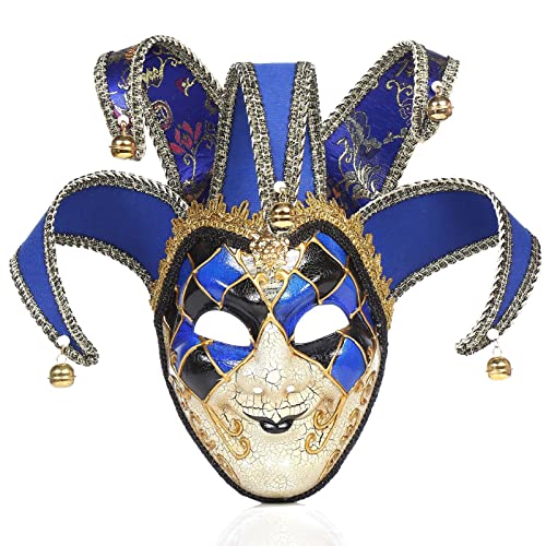 HDKEAN Maske Narren-Maske, Vollgesichtsmaske, Damen, Gesichtsmaske, Halloween, Party, Wanddekoration, Maskerade-Maske, Karnevalsmaske, Vollgesichtsmaske, Karnevalsmaske, Maskerade Maske