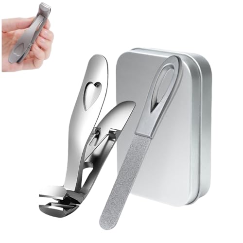 Cumuul Clipmaster Pro, ergonomischer, fortschrittlicher Fußnagelknipser, abgeschrägter Fußnagelknipser für dicke Nägel für Männer und Frauen