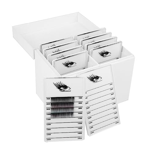 yomoe Wimpern-Aufbewahrungsbox mit 10 Ebenen, Make-up-Organizer, Wimpernkleber, Palette, Wimpernhalter, Pfropfen, Wimpernverlängerungswerkzeug