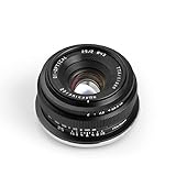 TTArtisan APS-C 25 mm F2 Metallgehäuse, kompatibel mit Nikon Z-Halterung, Schwarz