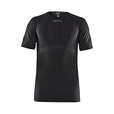 Craft Herren Aktive Intensität Ss M Oberteile, Schwarz/Asphalt, XXL