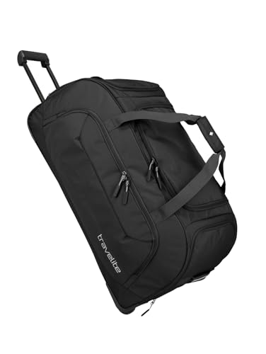 travelite Reisetasche mit Rollen groß, XL, Kick Off, praktische Trolley Reisetasche mit Rollen für Urlaub und Sport, 77 cm, 120 Liter