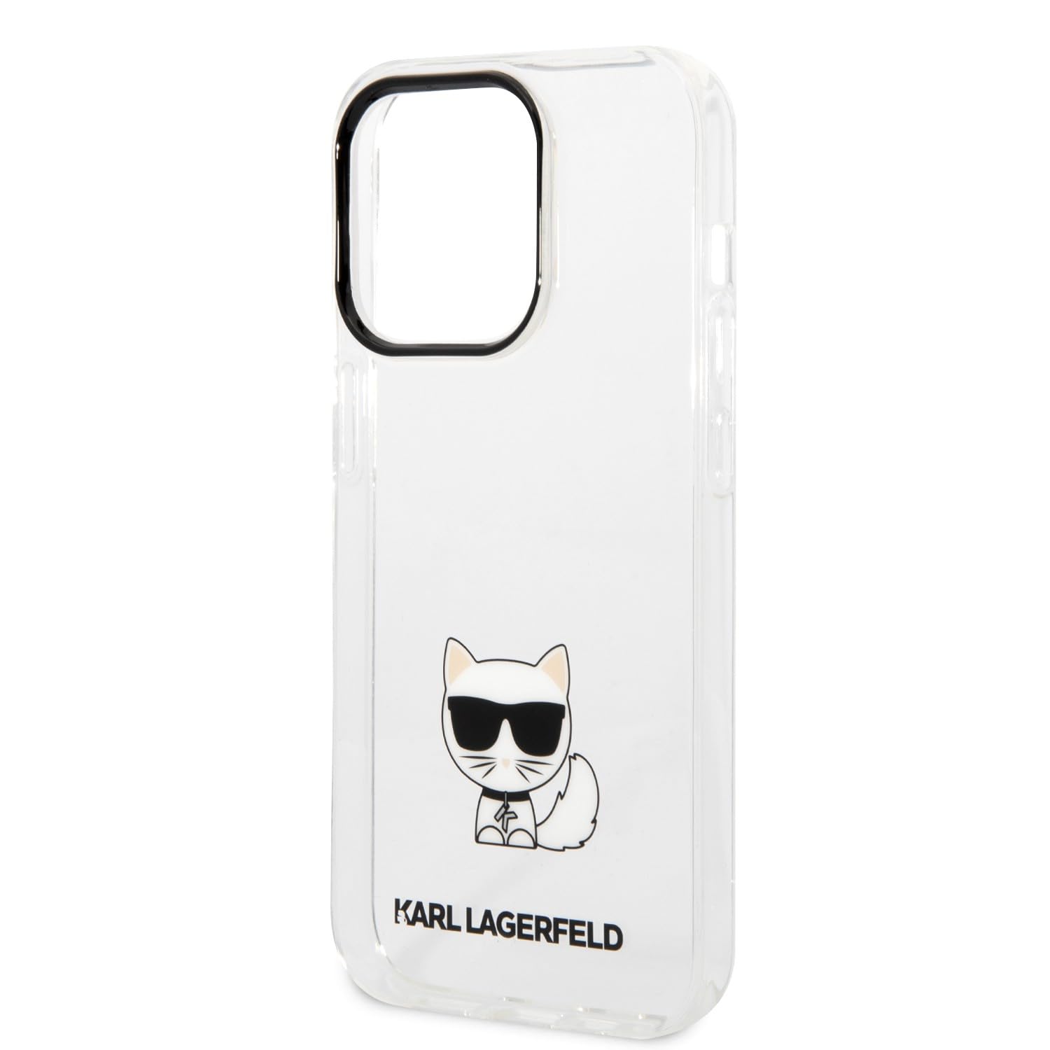 KARL LAGERFELD KLHCP14LCTTR hülle für iPhone 14 Pro 6,1" hardcase transparent Choupette Body