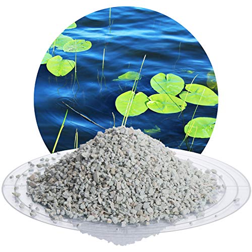 Schicker Mineral 25 kg Zeolith-Aqua Wasseraufbereiter, Filtermedium zur Nutzung im Gartenteich, Schwimmteich, Aquarium und Sandfitleranlage (2,5-5,0 mm)