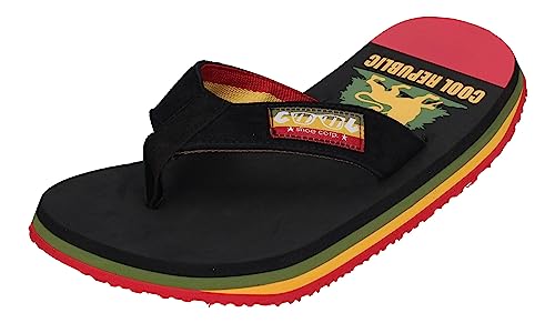 COOL shoe corp. Herren Original Flip Flops, Löwe, 45.5 EU Weit