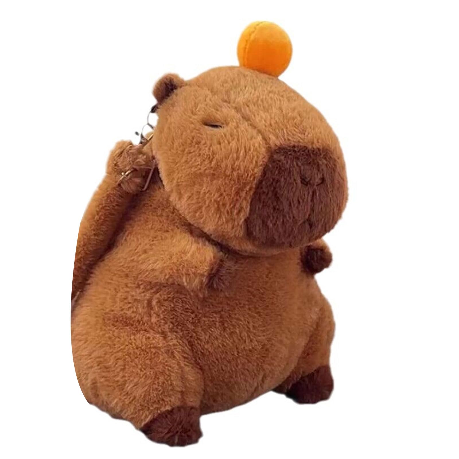 Aurgiarme Entzückender Capybara Plüsch Rucksack Für Market Mall Store Lebensmittelautomaten Umhängetasche Furry Capybara