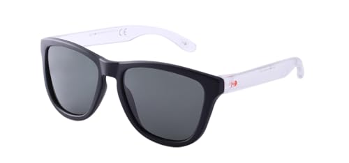 NAIF Unisex Magaluf Sonnenbrille, Schwarz matt & Kristall