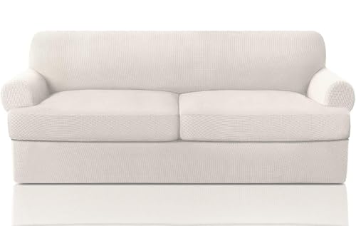 Sofabezüge, Stretch-Couchbezüge Für T-Kissen, Sofabezüge, Weiche Sofabezüge, Möbelbezüge Couch Bezug Couchdecke Überwurf Sofahusse Sofagarnituren Sofabezug 2 Sitzer F,3-Sitzer