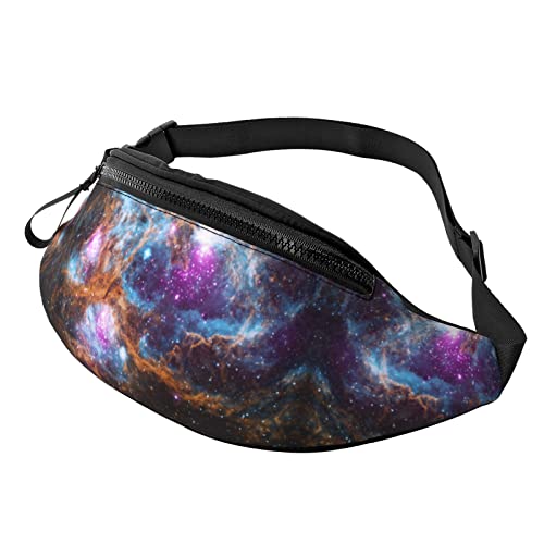 Universum Galaxy Space Hüfttasche für Damen und Herren, Hüfttasche für Reisen, Yoga, Fitnessstudio, für Outdoor, Workout, Sport, Reisen, Laufen, Schwarz , Einheitsgröße