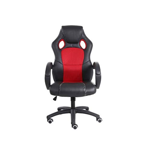 TBSZCM Gaming-Stuhl mit hoher Rückenlehne, ergonomisch, Rennbüro-Schreibtisch, Computerstühle mit Lendenwirbelstütze (Farbe: D) (A), interessanter Lauf nach vorne