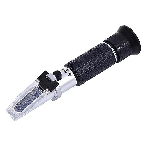 LYBZLJ Praktischer Salzgehalt Tester Hydrometer Aquarien Salzgehalt Refraktometer Die DualScale Refraktometer Aquarien