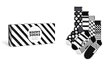 Happy Socks, Socken 4-Pack Classic Black & White Socks Gift Set in blau, Strümpfe & Socken für Herren