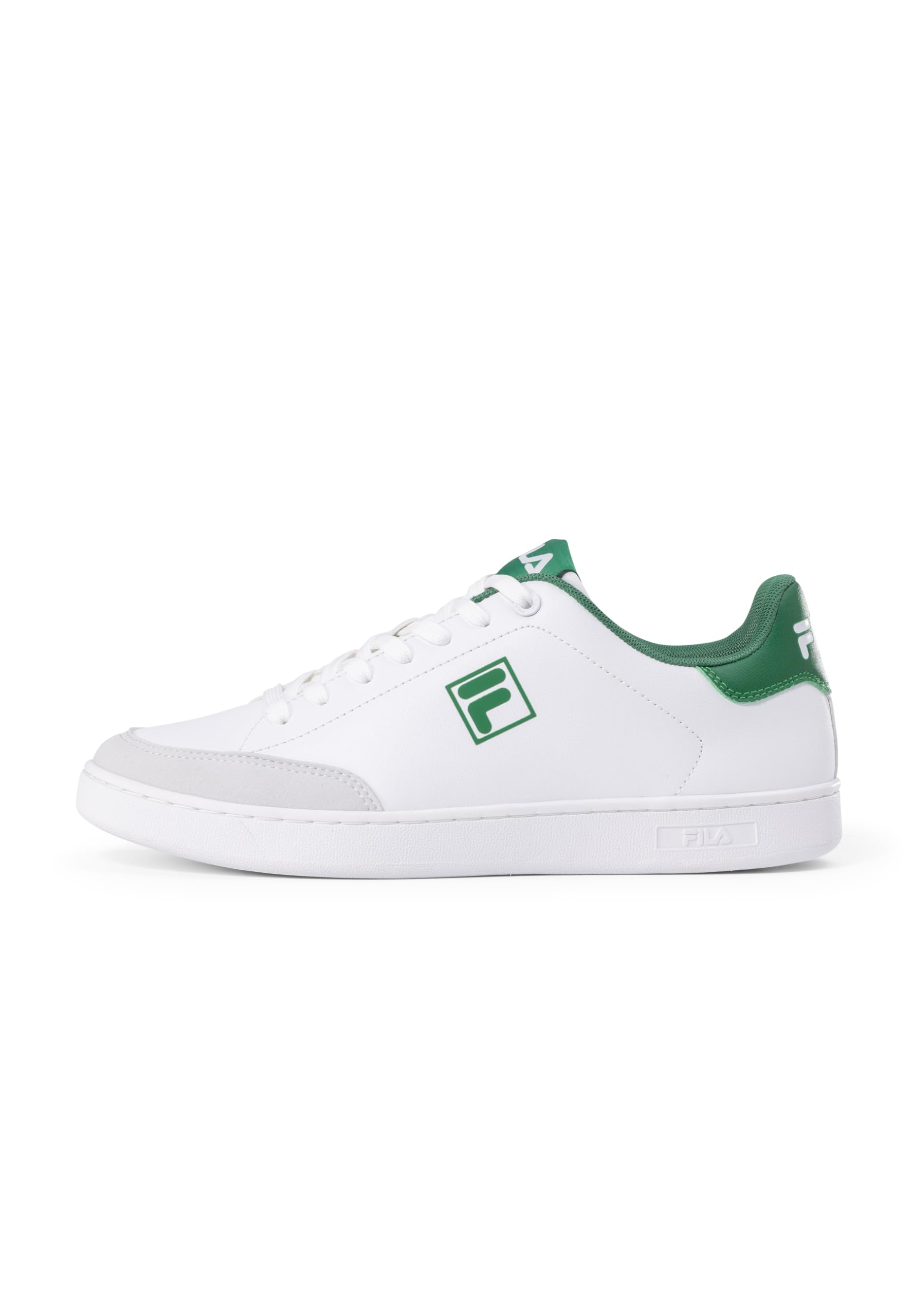 FILA Herren COURTBAY Sneaker, White-Verdant Green, 42 EU