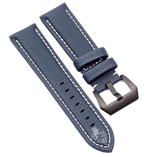 OPKDE Uhrenarmband für Panerai Hamilton TAG OMEGA HEUER Herren-Armbanduhr, 20 mm, 22 mm, 24 mm, 26 mm, Karbonfaser-Nylon-Leinenarmband, 26 mm, Achat