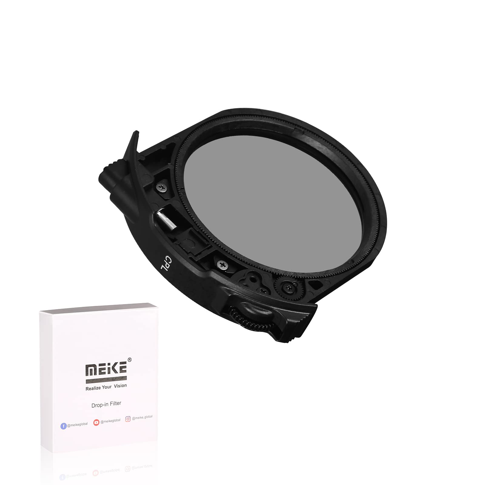 Meike MK-EFTR-CPL Filters Converter for Canon and Meike MK-EFTR-C Drop-in Filters Mount Adapter EF EOS R