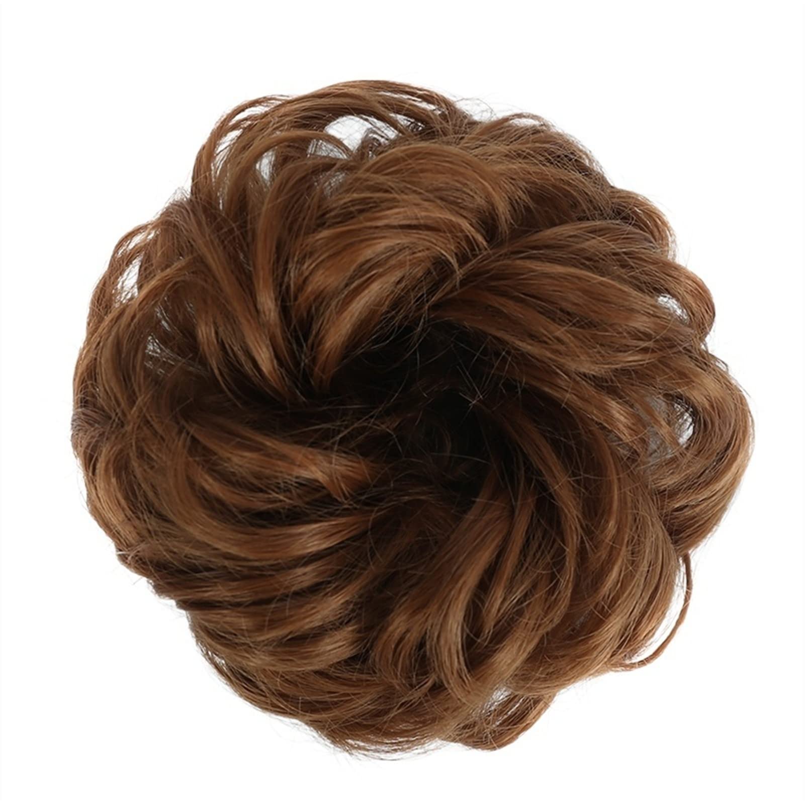 Haarteile Haarknoten Messy Bun Hair, Hochsteckfrisur Scrunchies Chignon Curly Ponytail Haarstücke Haarsprechungen mit elastischen Gummiband Synthetic Chignon Haarverlängerung for Frauen Brötchen Haare