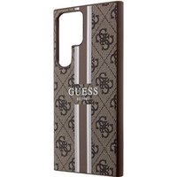 Guess 4G Stripe Case für Samsung Galaxy S23 Ultra - brown (GUHCS23LP4RPSW)