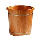 JHDDP3 Foot Bath Fussbadewanne Mit Massage Saunakübel Fußbadewanne,Fußbad Barrel,Großes Fußbecken,Fuß Eimer Begasung Barrel aus Holz,Fußpflege Pediküre (Size : C)