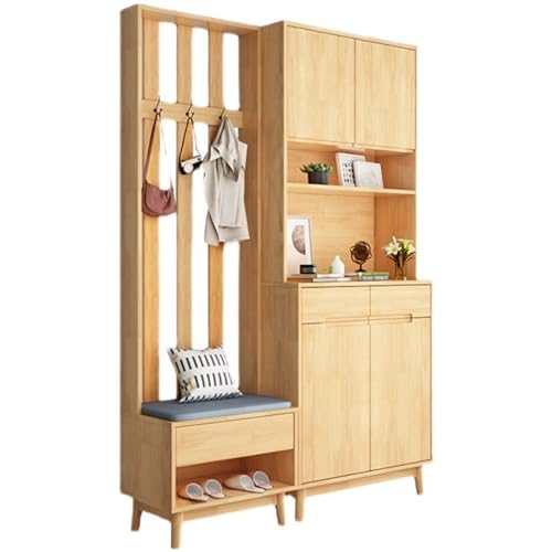 Zhaoj24-05 Platzsparender Schuhschrank Nordic Holz Schuhschrank Moderne Einfache Multi-funktionale Schuh Rack Mantel Rack Hause Eingang Eingang Schrank Wohnzimmer Lagerung Schrank Schuhaufbewahrung