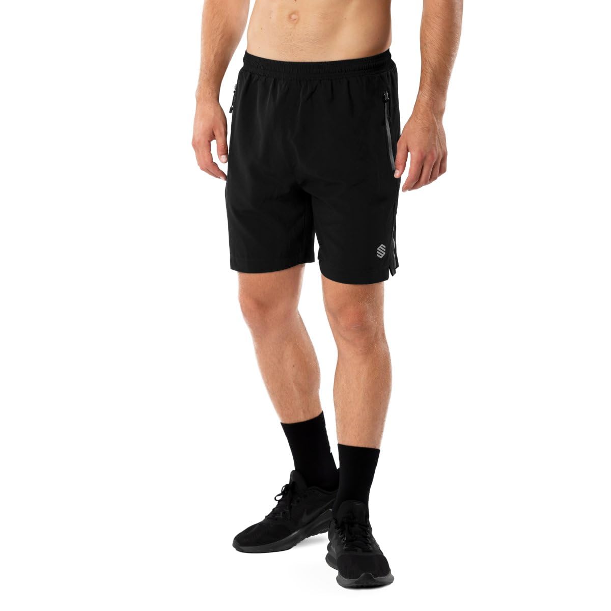 SIROKO - Sport Shorts für Herren Stellar - XXL - Schwarz