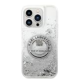 KARL LAGERFELD KLHCP14LLCRSGRS Hardcase für iPhone 14 Pro 6,1 Zoll Silber