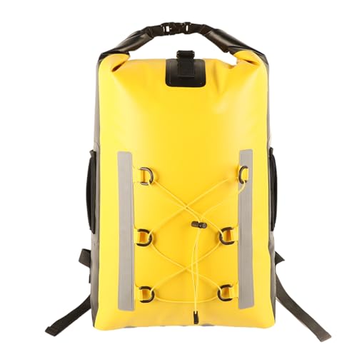 bnsggl Roll Top Trockentasche Für Kajakfahren Rafting 30 L Trockensack Rucksack Mit Netztasche Wasserfest Verstellbarer Riemen Trockenrucksack