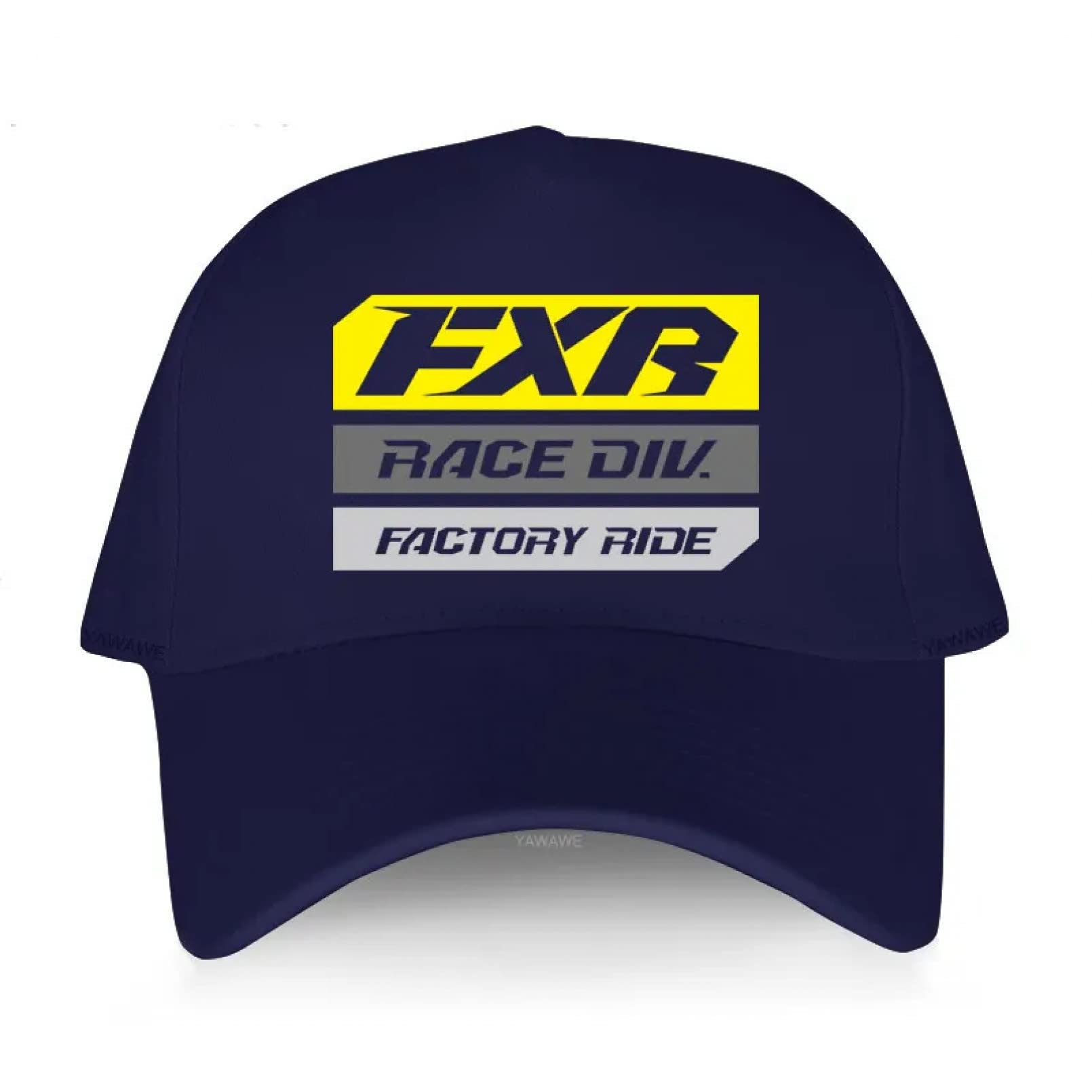 Baseball Caps Mütze Schwarz Herren Baseball Caps FXR Race DIV Factory Ride Unisex Teens Snapback Cap aus Baumwolle