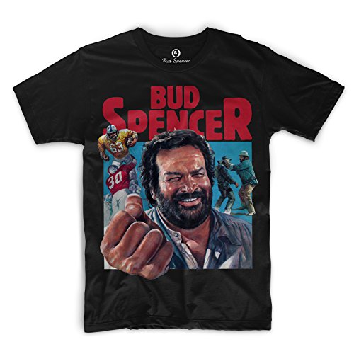 Bud Spencer - Comic Art - T-Shirt (schwarz) (L)