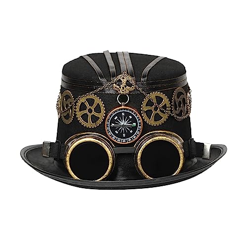 WELLDOER Unisex Industrial Age Cosplay ComicCon Partyzubehör Industrial Age Cap