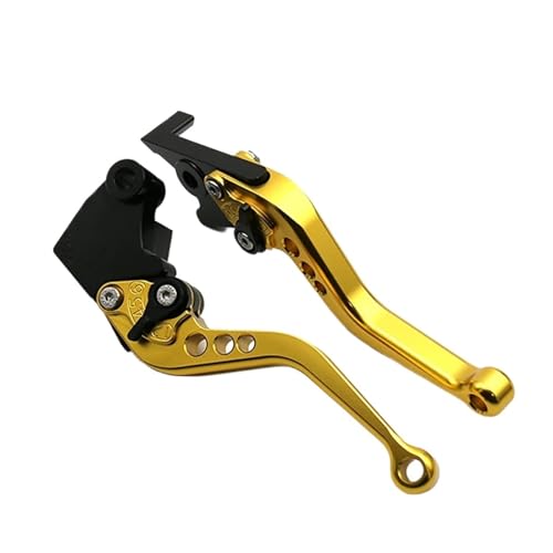 Motorrad Bremshebel Für Suzuki Für GSXR1000 Für GSX-S1000/F/ABS 2009-2020 2021 Motorradbremskupplungshebel BremsKupplungshebel(Short Yellow)