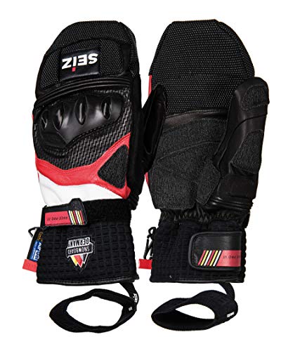 SEiZ Unisex – Erwachsene Race Pro SB III Snowboardhandschuh Racing, Schwarz, 2020-05-08T00 00.000Z