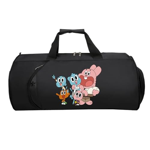 Reisetasche HandgepäCk, Leichte Faltbare Duffel Taschen, HandgepäCk füR Weekender Herren Damen Flugzeug(Black 10)