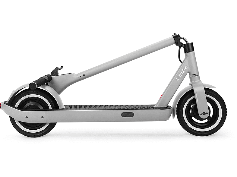 SOFLOW SO ONE PRO 10AH E-Scooter (10 Zoll, Silbergrau)