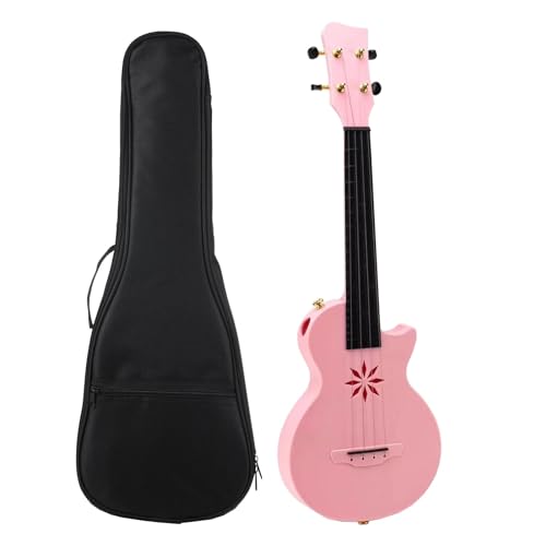 25-Zoll-Ukulele, 4 Saiten, Kohlefaser-Ukulele, Gitarre, Tragbare Ukulele Mit Tragetasche Für Erwachsene Ukulele Einsteiger Kit (Color : D)