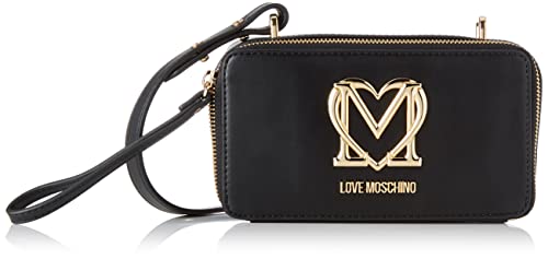 Love Moschino Damen Jc4411pp0fkq000 Umhängetasche, Schwarz, Einheitsgröße