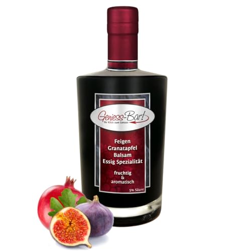 Feigen Granatapfel Balsam Essig - Spezialität 0,5L balsamartig fruchtig & mild 5% Säure