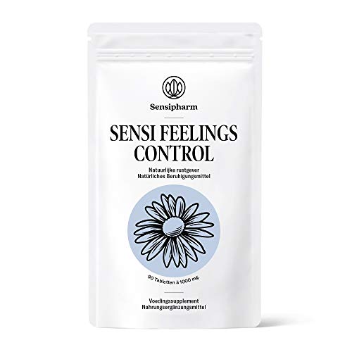 Sensi Feelings Control - Pflanzliche Beruhigungsmittel bei Stress und Emotionen - 90 Tabletten a 1000 mg.