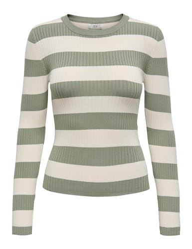 JDY Damen Jdyplum L/S O-Neck Pullover KNT Noos Strickpullover, Sea Spray, M