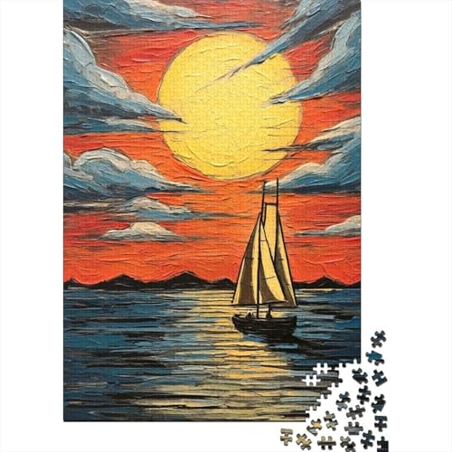 Sailing Dreams Holzpuzzle für Erwachsene, Puzzle 1000 Teile, Puzzle für Erwachsene und Jugendliche, ganze Familie, 75 x 50 cm