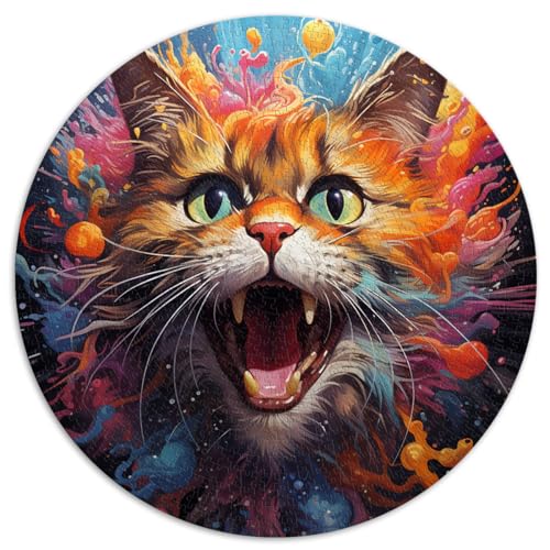 Spielgeschenk Puzzle Unterwasserkatze bunt Puzzle 1000 Teile 67,5x67,5cm DIY Puzzle Spielzeug Spaß bei Aktivitäten zu Hause, Geburtstagsgeschenk, Reisegeschenke,